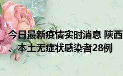 今日最新疫情实时消息 陕西10月11日新增本土确诊病例7例、本土无症状感染者28例