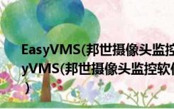 EasyVMS(邦世摄像头监控软件) V2.3.6.6599 官方版（EasyVMS(邦世摄像头监控软件) V2.3.6.6599 官方版功能简介）