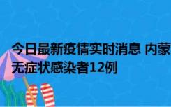 今日最新疫情实时消息 内蒙古兴安盟新增本土确诊病例5例、无症状感染者12例