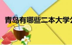 青岛有哪些二本大学公办适合499分的考生