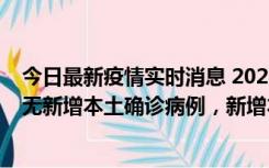 今日最新疫情实时消息 2022年10月12日0时至24时山东省无新增本土确诊病例，新增本土无症状感染者25例