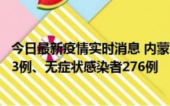 今日最新疫情实时消息 内蒙古10月12日新增本土确诊病例53例、无症状感染者276例