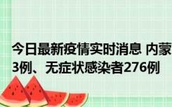 今日最新疫情实时消息 内蒙古10月12日新增本土确诊病例53例、无症状感染者276例