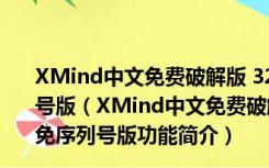 XMind中文免费破解版 32位 2021 V11.1.1.51503 免序列号版（XMind中文免费破解版 32位 2021 V11.1.1.51503 免序列号版功能简介）