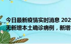 今日最新疫情实时消息 2022年10月12日0时至24时山东省无新增本土确诊病例，新增本土无症状感染者25例