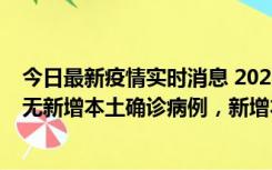 今日最新疫情实时消息 2022年10月12日0时至24时山东省无新增本土确诊病例，新增本土无症状感染者25例