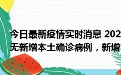 今日最新疫情实时消息 2022年10月12日0时至24时山东省无新增本土确诊病例，新增本土无症状感染者25例