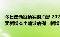 今日最新疫情实时消息 2022年10月12日0时至24时山东省无新增本土确诊病例，新增本土无症状感染者25例