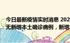 今日最新疫情实时消息 2022年10月12日0时至24时山东省无新增本土确诊病例，新增本土无症状感染者25例