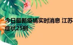 今日最新疫情实时消息 江苏10月12日新增本土确诊5例、无症状25例