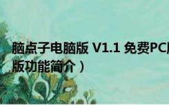 脑点子电脑版 V1.1 免费PC版（脑点子电脑版 V1.1 免费PC版功能简介）