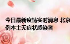 今日最新疫情实时消息 北京昨日新增12例本土确诊病例、6例本土无症状感染者