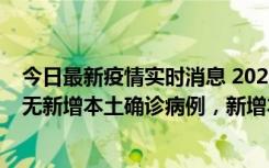 今日最新疫情实时消息 2022年10月12日0时至24时山东省无新增本土确诊病例，新增本土无症状感染者25例