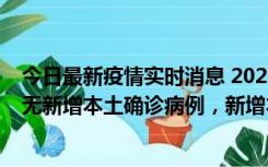 今日最新疫情实时消息 2022年10月12日0时至24时山东省无新增本土确诊病例，新增本土无症状感染者25例