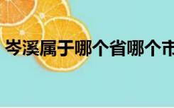 岑溪属于哪个省哪个市（岑溪市属于哪个省）