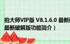 拍大师VIP版 V8.1.6.0 最新破解版（拍大师VIP版 V8.1.6.0 最新破解版功能简介）