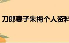 刀郎妻子朱梅个人资料（刀郎妻子朱梅去世）