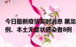 今日最新疫情实时消息 黑龙江10月21日新增本土确诊病例1例、本土无症状感染者8例