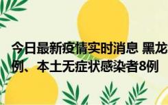 今日最新疫情实时消息 黑龙江10月21日新增本土确诊病例1例、本土无症状感染者8例