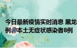 今日最新疫情实时消息 黑龙江10月21日新增本土确诊病例1例、本土无症状感染者8例