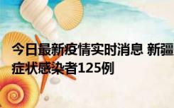 今日最新疫情实时消息 新疆10月21日新增确诊病例8例、无症状感染者125例