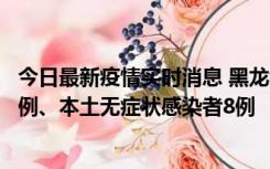 今日最新疫情实时消息 黑龙江10月21日新增本土确诊病例1例、本土无症状感染者8例