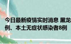 今日最新疫情实时消息 黑龙江10月21日新增本土确诊病例1例、本土无症状感染者8例