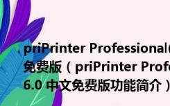 priPrinter Professional(免费的虚拟打印机) V6.6.0 中文免费版（priPrinter Professional(免费的虚拟打印机) V6.6.0 中文免费版功能简介）