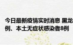 今日最新疫情实时消息 黑龙江10月21日新增本土确诊病例1例、本土无症状感染者8例