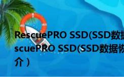 RescuePRO SSD(SSD数据恢复软件) V6.0.2.9 官方版（RescuePRO SSD(SSD数据恢复软件) V6.0.2.9 官方版功能简介）