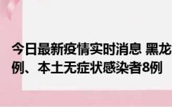 今日最新疫情实时消息 黑龙江10月21日新增本土确诊病例1例、本土无症状感染者8例