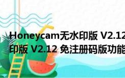 Honeycam无水印版 V2.12 免注册码版（Honeycam无水印版 V2.12 免注册码版功能简介）