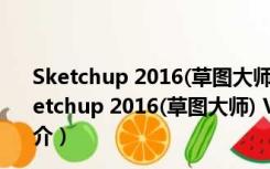 Sketchup 2016(草图大师) V16.0.19912 64位官方版（Sketchup 2016(草图大师) V16.0.19912 64位官方版功能简介）