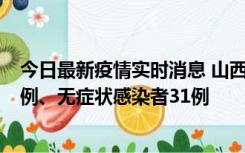 今日最新疫情实时消息 山西10月23日新增本土确诊病例36例、无症状感染者31例