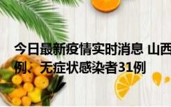 今日最新疫情实时消息 山西10月23日新增本土确诊病例36例、无症状感染者31例