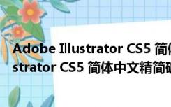 Adobe Illustrator CS5 简体中文精简破解版（Adobe Illustrator CS5 简体中文精简破解版功能简介）