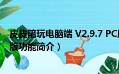 皮皮陪玩电脑端 V2.9.7 PC版（皮皮陪玩电脑端 V2.9.7 PC版功能简介）