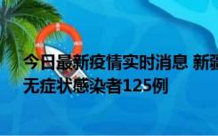 今日最新疫情实时消息 新疆10月23日新增确诊病例10例、无症状感染者125例