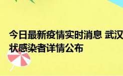 今日最新疫情实时消息 武汉市新增1例确诊病例和12例无症状感染者详情公布