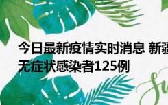 今日最新疫情实时消息 新疆10月23日新增确诊病例10例、无症状感染者125例