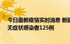 今日最新疫情实时消息 新疆10月23日新增确诊病例10例、无症状感染者125例