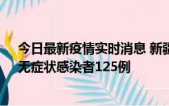 今日最新疫情实时消息 新疆10月23日新增确诊病例10例、无症状感染者125例