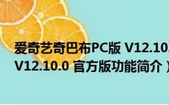 爱奇艺奇巴布PC版 V12.10.0 官方版（爱奇艺奇巴布PC版 V12.10.0 官方版功能简介）