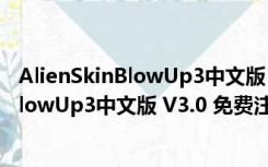 AlienSkinBlowUp3中文版 V3.0 免费注册版（AlienSkinBlowUp3中文版 V3.0 免费注册版功能简介）