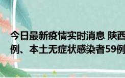 今日最新疫情实时消息 陕西10月23日新增本土确诊病例22例、本土无症状感染者59例