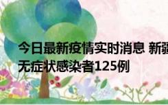 今日最新疫情实时消息 新疆10月23日新增确诊病例10例、无症状感染者125例