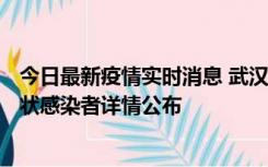 今日最新疫情实时消息 武汉市新增1例确诊病例和12例无症状感染者详情公布