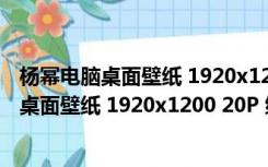 杨幂电脑桌面壁纸 1920x1200 20P 绿色免费版（杨幂电脑桌面壁纸 1920x1200 20P 绿色免费版功能简介）