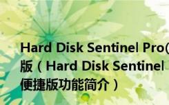 Hard Disk Sentinel Pro(硬盘健康检测工具) V5.01.9 便捷版（Hard Disk Sentinel Pro(硬盘健康检测工具) V5.01.9 便捷版功能简介）