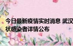 今日最新疫情实时消息 武汉市新增1例确诊病例和12例无症状感染者详情公布